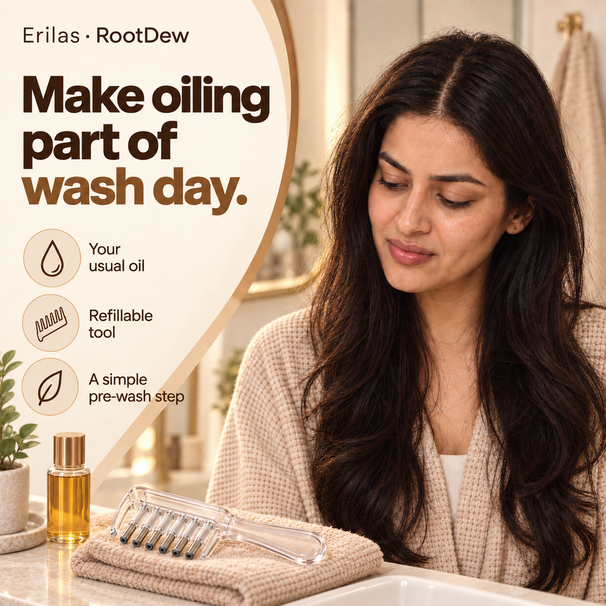 Erilas RootDew lifestyle product page image
