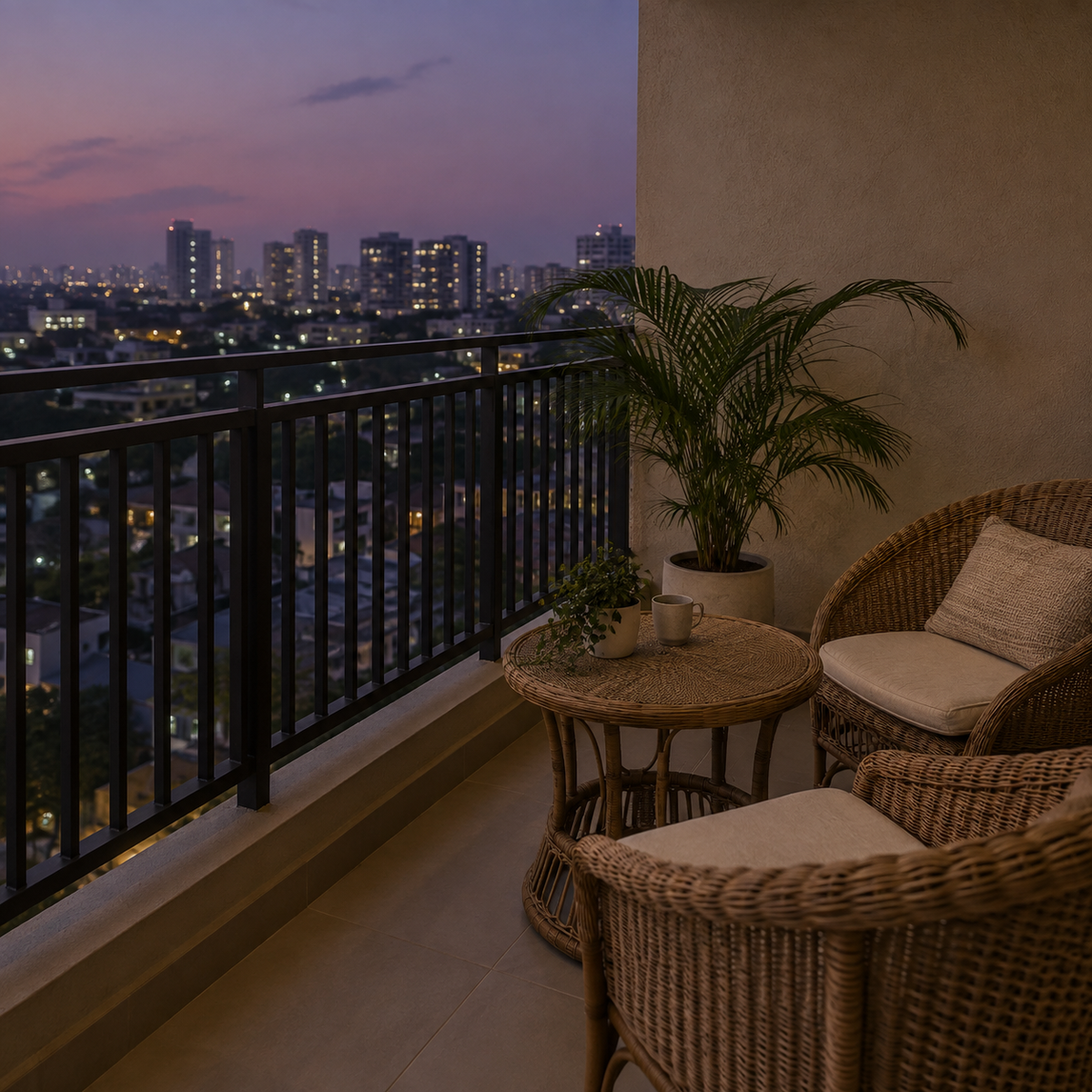 Erilas product-page illustration: pdp sun problem balcony