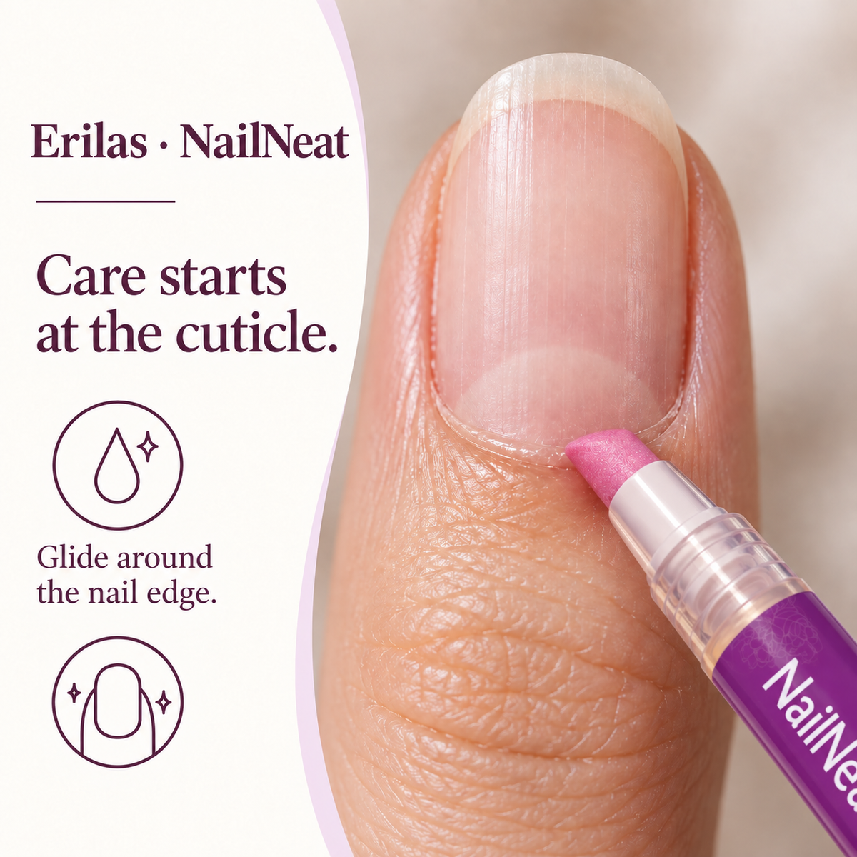 Erilas NailNeat use visual